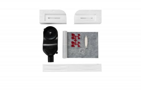 Душевой лоток Berges B1 Keramik 900 091120 с решеткой Хром глянец 