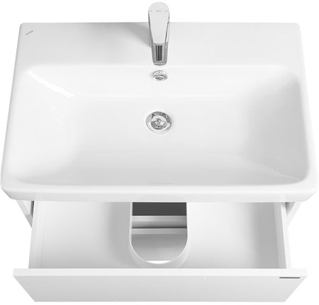 Тумба с раковиной Aquaton Сканди 70 1A2518K0SD010 подвесная Белая 