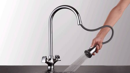 Смеситель D&K Hessen Grimm DA1382501 для кухонной мойки 