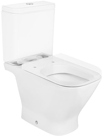 Унитаз компакт Roca The Gap 342477000 без бачка и сиденья 