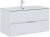 Тумба с раковиной Aquanet Алвита New 100 2 ящика, белый матовый 