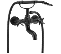 Смеситель для ванны настенный Deante TEMISTO BQT_N11D чёрный матовый