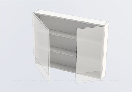 Зеркало-шкаф Aquanet Нота 90 светлый дуб 