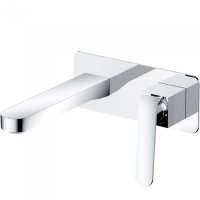 Cмеситель для раковины GANZER GZ26044F WHITE/CHROME