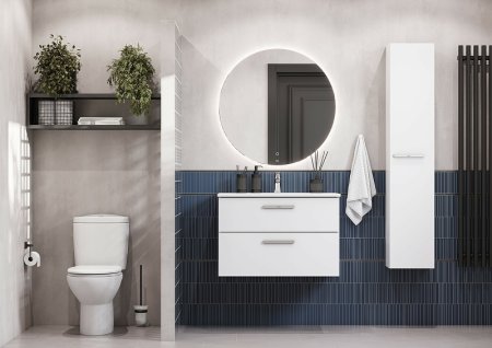 Тумба под раковину Roca Victoria 80 A857470806 подвесная Белый глянец 