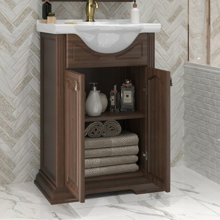 Тумба под раковину Opadiris Риспекто 55 00-00005752 Орех антикварный 