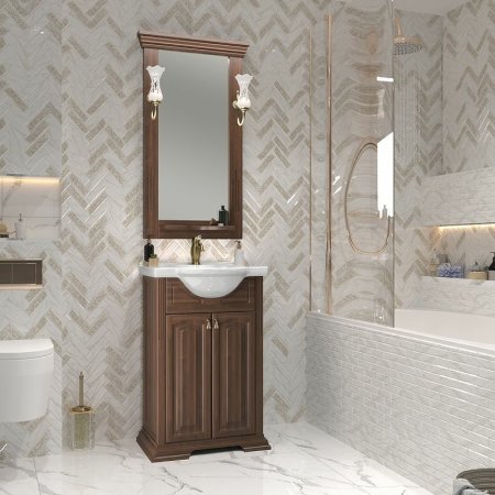 Тумба под раковину Opadiris Риспекто 55 00-00005752 Орех антикварный 