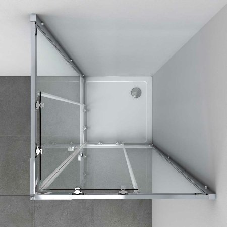 Душевой уголок Vincea Rapid 100x100 VSS-3R90/10CL профиль Хром стекло прозрачное 