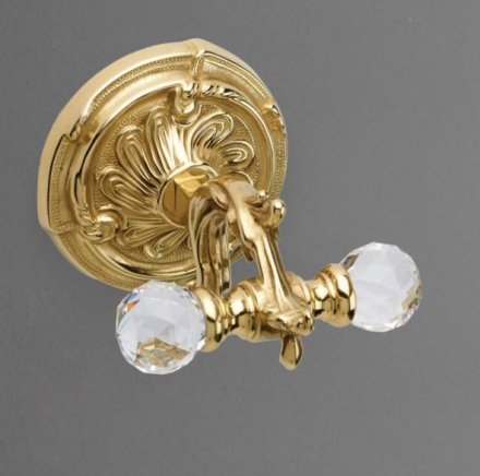 Крючок Art&Max Barocco Crystal AM-1784-Do-Ant-C золото 