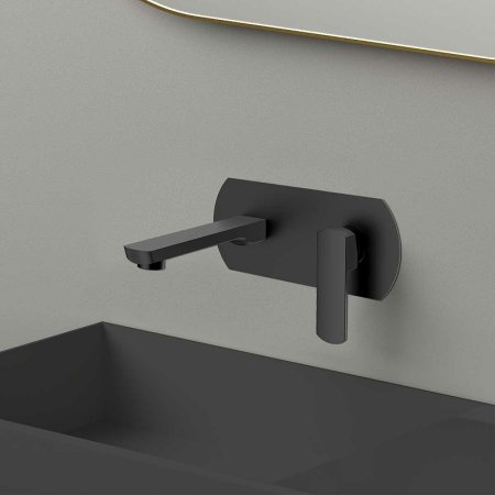 Смеситель для раковины Vincea Next VBFW-1N1MB Черный матовый 