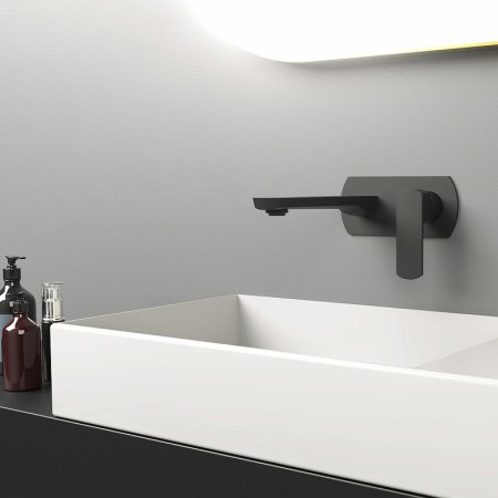 Смеситель для раковины Vincea Next VBFW-1N1MB Черный матовый 