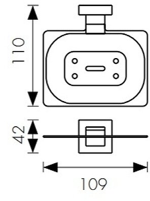 Мыльница Kaiser KH-4304 Бронза 