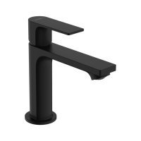 Смеситель Hansgrohe Rebris E 110 72557670 для раковины со сливным гарнитуром черный