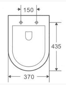 Унитаз подвесной CeramaLux 2197MB черный матовый 