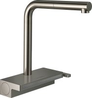 Смеситель Hansgrohe Aquno Select M81 73830800 для кухонной мойки, сталь