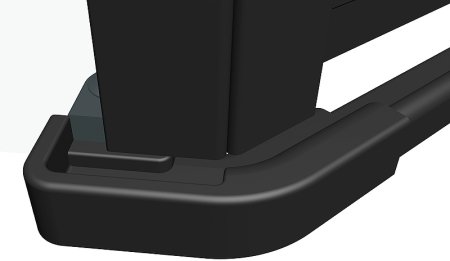 Душевой уголок Abber 90х90 AG05090B фурнитура Черная стекло прозрачное 