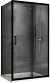 Душевой уголок Abber Schwarzer Diamant 160х100 AG30160B-S100B профиль Черный стекло прозрачное 