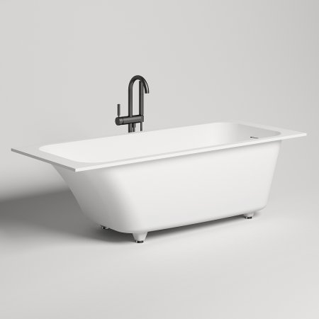 Ванна из искусственного камня Salini Orlanda Kit 180х80 102112G Белая глянцевая 