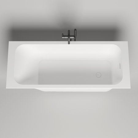 Ванна из искусственного камня Salini Orlanda Kit 180х80 102112G Белая глянцевая 