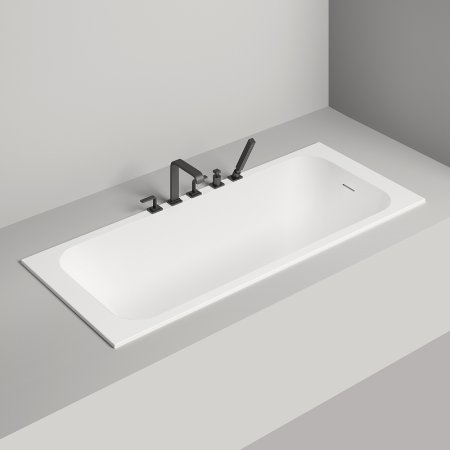 Ванна из искусственного камня Salini Orlanda Kit 180х80 102112G Белая глянцевая 