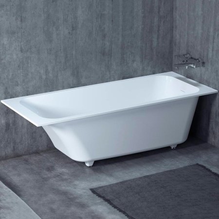 Ванна из искусственного камня Salini Orlanda Kit 180х80 102112G Белая глянцевая 