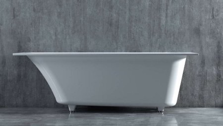 Ванна из искусственного камня Salini Orlanda Kit 180х80 102112G Белая глянцевая 