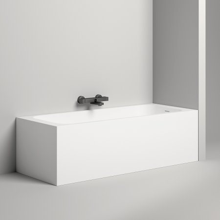 Ванна из искусственного камня Salini Orlanda Kit 180х80 102112G Белая глянцевая 