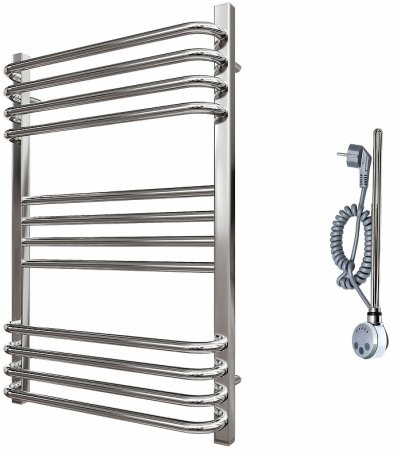 Электрический полотенцесушитель Point Омега PN90158SE П12 500x800 левый/правый Хром 