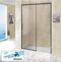 Душевая дверь в нишу RGW Leipzig LE-12B 200х195 профиль черный