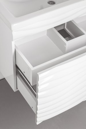 Тумба под раковину Style Line Вероника 80 подвесная Белая 