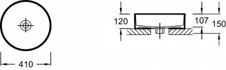 Мебельная раковина Jacob Delafon Delta Pure EVR002-00 
