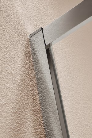 Душевая дверь в нишу Cezares ECO-O-BA-1-90-C-Cr стекло прозрачное + трап в подарок 