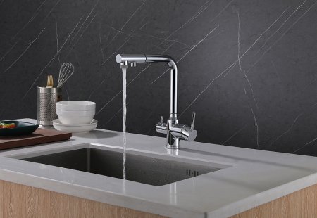 Смеситель для кухни Abber Emotion AF8814 Хром 