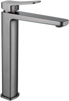 Смеситель для раковины высокий  Raffine F1199T, оружейная сталь