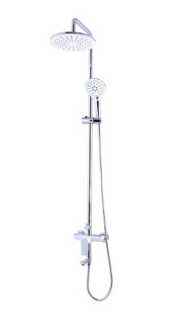 Душевая стойка Grocenberg Shower GB7009 белый/хром 