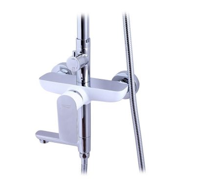 Душевая стойка Grocenberg Shower GB7009 белый/хром 