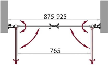 Душевая дверь BelBagno Sela 90 SELA-B-2-90-P-Cr профиль Хром стекло рифленое 