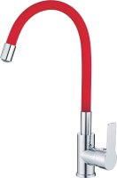 Смеситель комбинированный силиконовый с гибким изливом HAIBA HB70112-6 красный