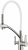 Смеситель для кухонной мойки Zorg Sanitary ZR 338-8 YF satin 