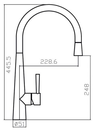 Смеситель для кухонной мойки Zorg Inox Fusion 
