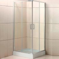 Душевой уголок BelBagno Uno 95х95 UNO-195-A-2-95-C-Cr профиль Хром стекло прозрачное