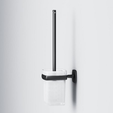 Ершик для унитаза AM.PM Gem A9033422 Черный Белый 