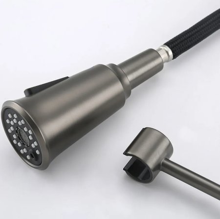 Смеситель для кухни Gappo G4398-69 Оружейная сталь 