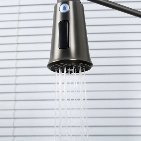 Смеситель для кухни Gappo G4398-69 Оружейная сталь 