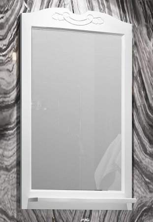 Зеркало Opadiris Брунелла 65 00-00005981 Белое матовое 