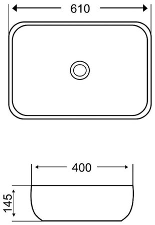 Раковина-чаша Grossman 61 GR-3049 Белая 