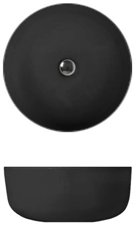 Раковина-чаша Kerasan Nolita 40 534431 Черная матовая 