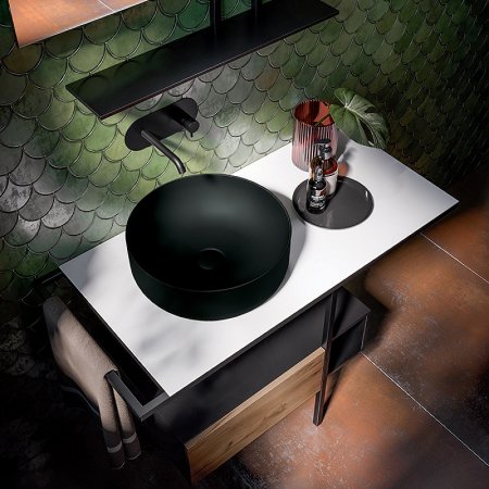 Раковина-чаша Kerasan Nolita 40 534431 Черная матовая 