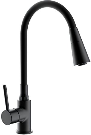 Смеситель для кухни Frap H44 F4044-6 Черный матовый 
