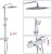 Душевая система Gappo G91 G2491 с термостатом Хром 